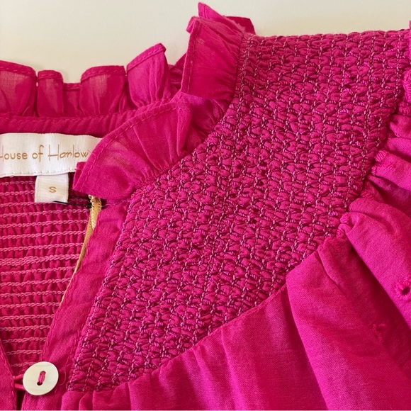 Revolve House of Harlow Blouse Pink Small - Picture 8 of 16